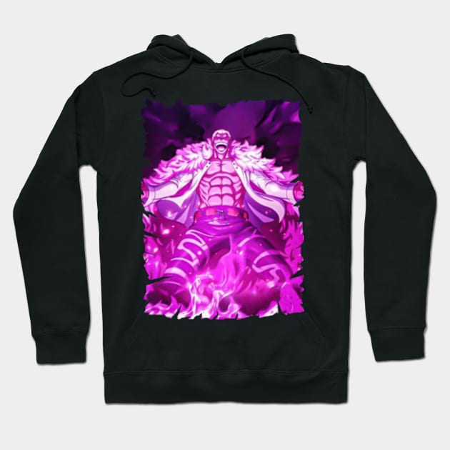 DONQUIXOTE DOFLAMINGO ANIME MERCHANDISE Hoodie by julii.draws